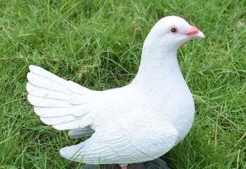 鴿子雕塑-草坪花園創意玻璃鋼創意樹脂擺件