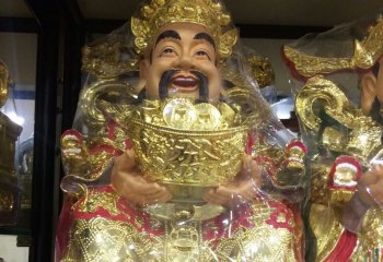 財(cái)神雕塑-開(kāi)業(yè)禮品招財(cái)財(cái)擺件財(cái)神雕塑