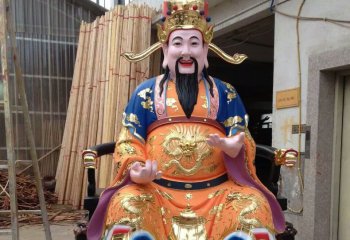 財(cái)神雕塑-樹脂彩繪大型神佛財(cái)神雕塑