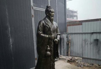 扁鵲雕塑-扁鵲人物古代名醫(yī)銅雕景觀(guān)擺件扁鵲雕塑