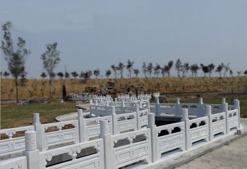 欄桿欄板雕塑-公園河道裝飾漢白玉浮雕欄桿雕塑