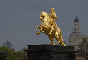 騎馬雕塑-廣場銅雕西方人物景觀騎馬雕塑