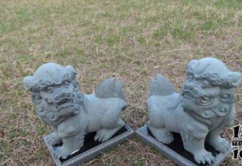 獅子雕塑-公園創(chuàng)意大理石戶(hù)外園林景觀(guān)擺件獅子雕塑