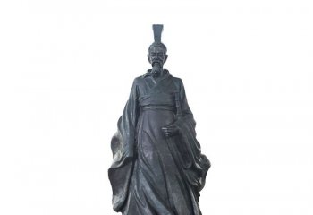 屈原雕塑-觀(guān)光景區(qū)擺放鑄造青銅愛(ài)國(guó)詩(shī)人屈原雕塑