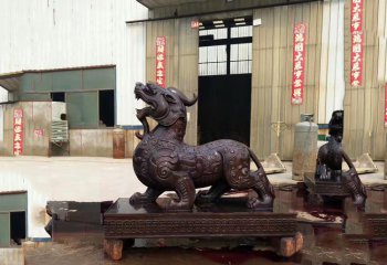 獨角獸飛馬，杰出玻璃鋼藝術(shù)品的精美代表 