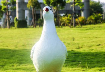 鴿子雕塑-玻璃鋼花園擺件仿真鴿子樹脂雕塑庭院裝飾房頂小件戶外陽臺布置擺設屋頂