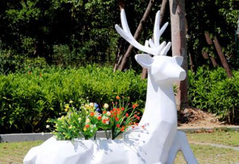 玻璃鋼幾何花盆，助您打造完美自然公園 