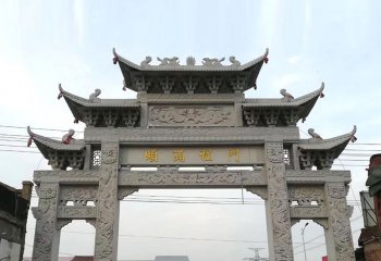 石雕牌坊，傳承中國(guó)工藝文化，賦予百年之久的不朽祝福