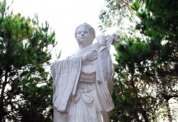 古代名人王昭君石雕-景區(qū)公園石雕王昭君