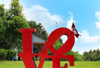 不銹鋼love景觀雕塑-不銹鋼love景觀雕塑，不銹鋼景觀love雕塑