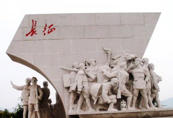 展現八路軍歷史，石雕傳遞永久的記憶